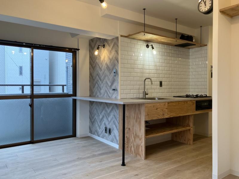 大阪府豊中市螢池南町３丁目の賃貸物件/備えつけカウンター。