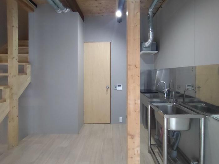 吹田市南吹田2丁目の賃貸物件/キッチンはコンパクト。(F)