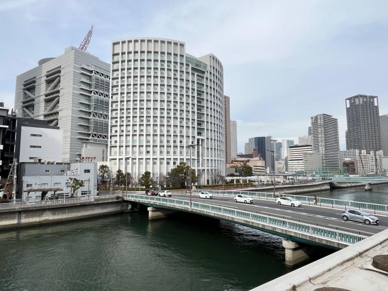 大阪市西区土佐堀3丁目の売買物件/屋上から見える景色。中之島を自分のものにしたような気分。