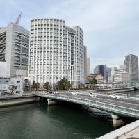 大阪市西区土佐堀3丁目の売買物件/屋上から見える景色。中之島を自分のものにしたような気分。