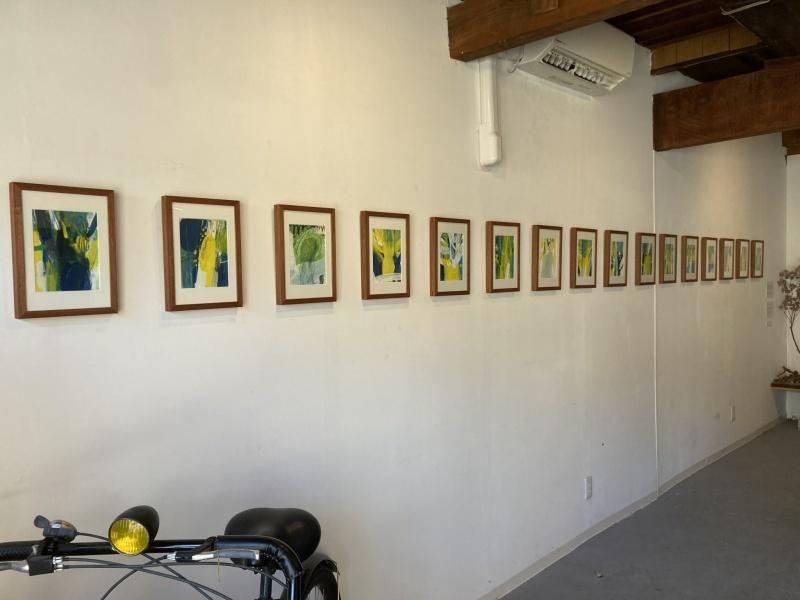 東大阪市東石切町２丁目の賃貸物件/ひらくきちでの個展の様子。