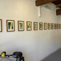 東大阪市東石切町２丁目の賃貸物件/ひらくきちでの個展の様子。