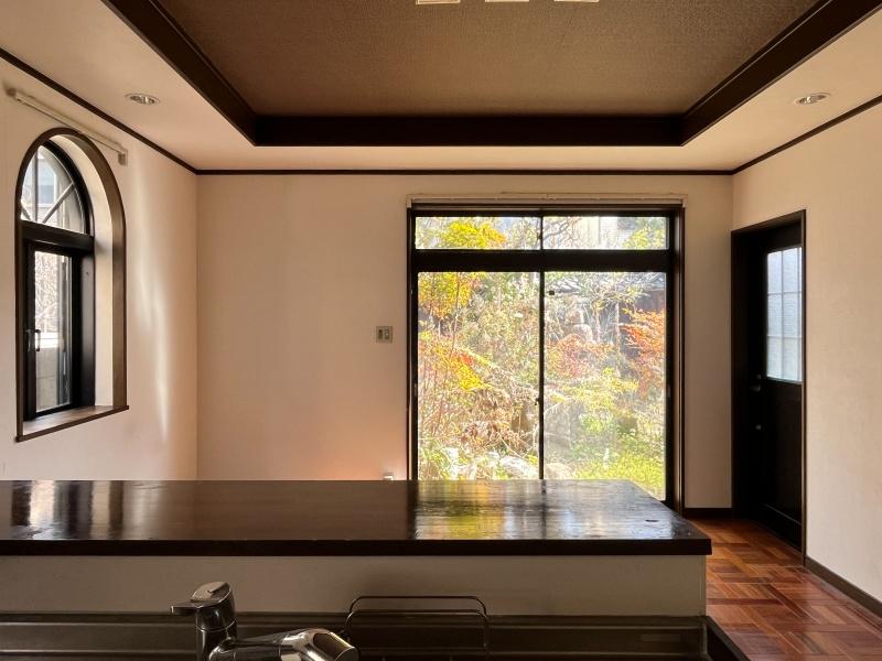 大阪市西淀川区福町2丁目の賃貸物件/キッチンからの眺め。