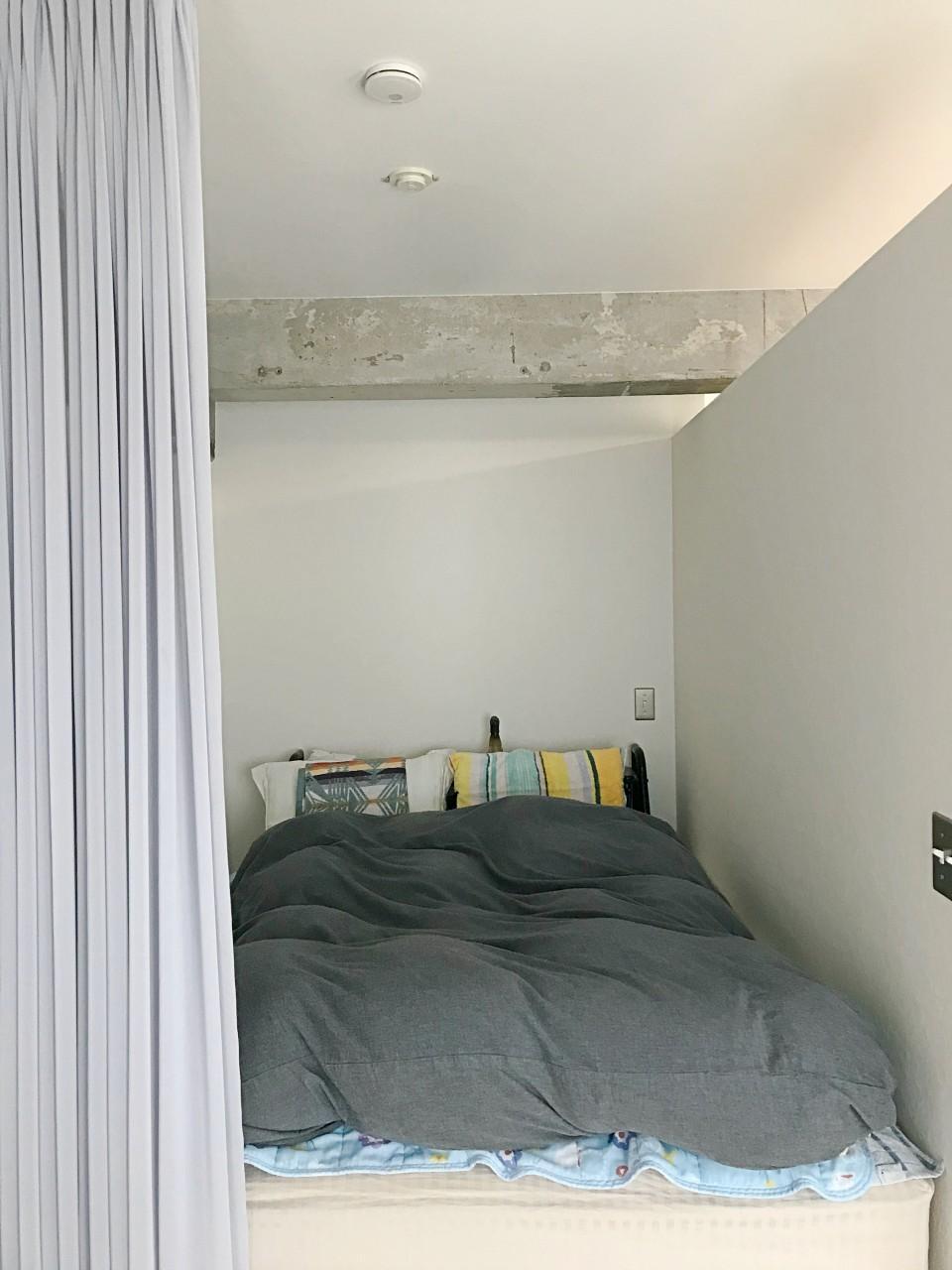 大阪市港区弁天4丁目の賃貸物件/ダブルベッドも収まる寝室スペース