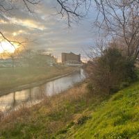 和泉市府中町四丁目１８番の売買物件/バルコニーから見えていた川。