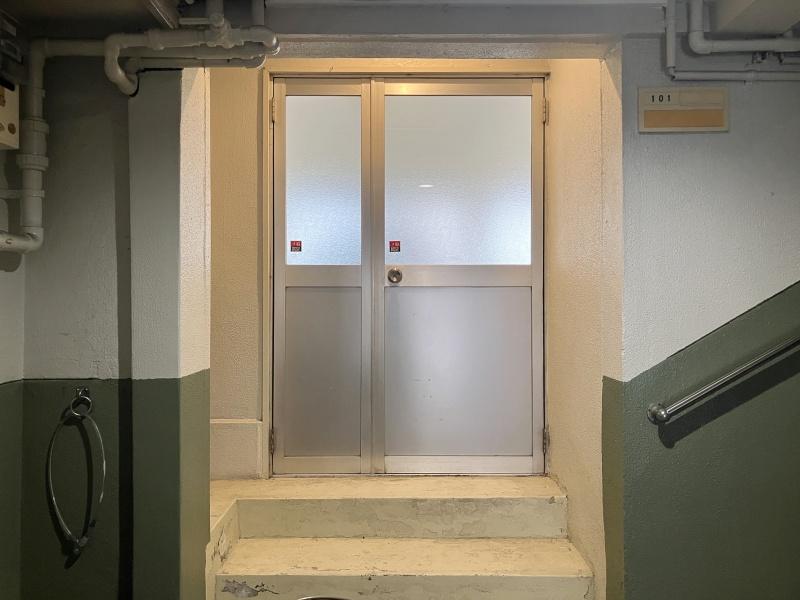 大阪市天王寺区城南寺町の賃貸物件/突き当たりが今回募集区画。