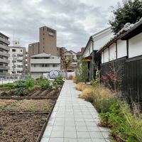 大阪府守口市本町の賃貸物件/庭園の一部を貸し農園として利用。