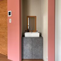 大阪市北区中崎西３丁目の賃貸物件/ちょこんと洗面台。可愛らしい&hellip;。