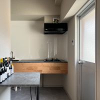 大阪市北区中崎西３丁目の賃貸物件/部屋の奥には水回り。