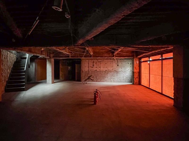 大阪市都島区片町の賃貸物件/1F部分、この赤さは単にシートの色の影響です。