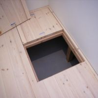 大阪府大阪市東淀川区大隅1丁目の賃貸物件/約3㎡の床下収納。