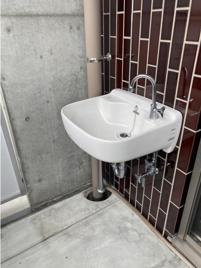 大阪府大阪市東淀川区大隅1丁目の賃貸物件/バルコニーにもスロップシンク。