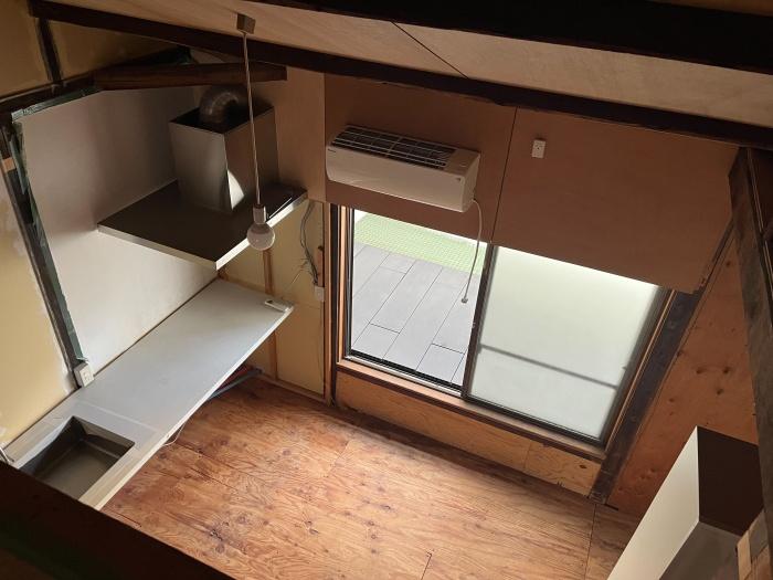 大阪市北区中崎2丁目の賃貸物件/ロフトからの眺め。