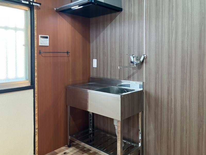大阪市西淀川区姫里1の賃貸物件/コンパクトな流し台。