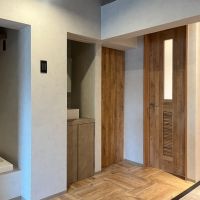 大阪府大阪市東淀川区下新庄６丁目の賃貸物件/水回りは玄関の近くにまとまっています。