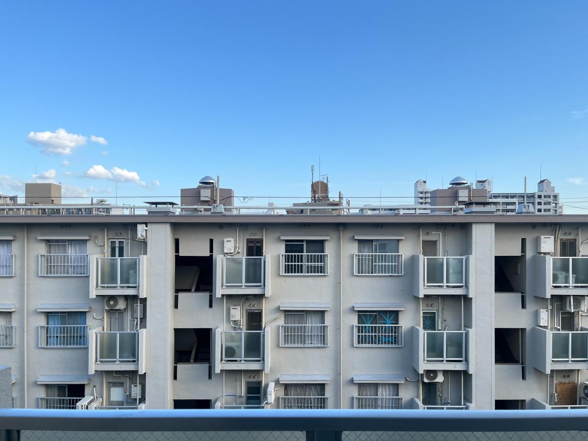 大阪府大阪市東淀川区下新庄６丁目の賃貸物件/眺望。程よい距離感。