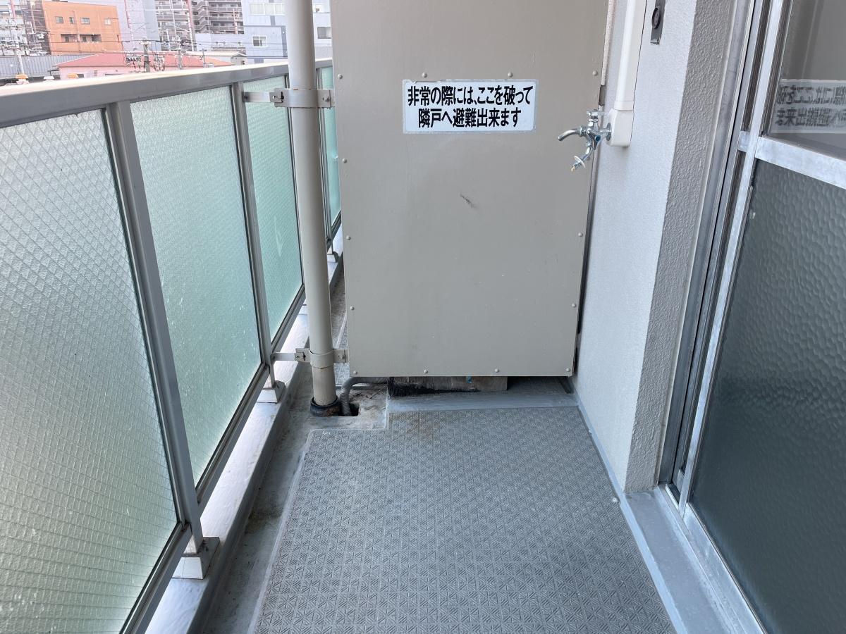 大阪府大阪市東淀川区下新庄６丁目の賃貸物件/ベランダ。