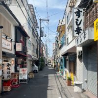 大阪市天王寺区舟橋町の賃貸物件/物件に続く道。いい匂い〜。