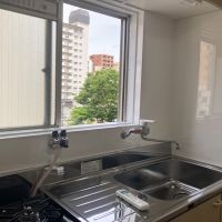大阪市北区豊崎３丁目の賃貸物件/キッチンからも、もちろん緑！