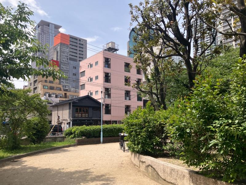 大阪市北区豊崎３丁目の賃貸物件/遠くから。