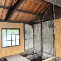 大阪府大阪市北区西天満３丁目の賃貸物件/2階。小屋組み現しの開放感。