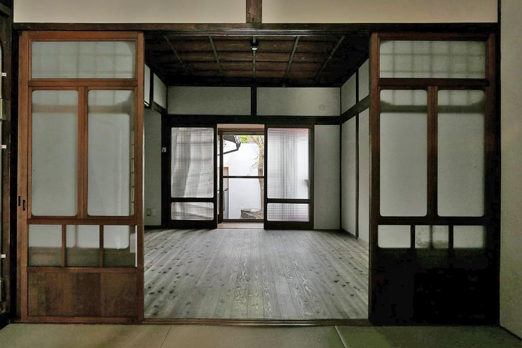 大阪市住之江区西住之江の賃貸物件/昔ながらの間取り。奥の庭まで視界と風が抜ける