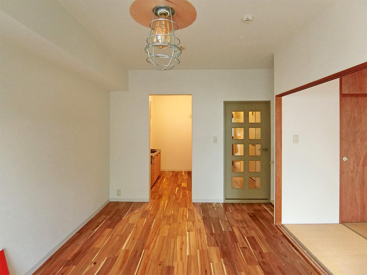 板橋区蓮根の賃貸物件/バルコニーから室内方向