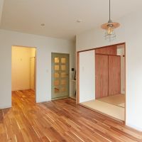 板橋区蓮根の賃貸物件/和室好きやファミリーの方にも喜んでいただけるよう、リビング横の和室を残しました