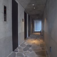 杉並区久我山の賃貸物件/共用廊下はなんだか洞窟みたい