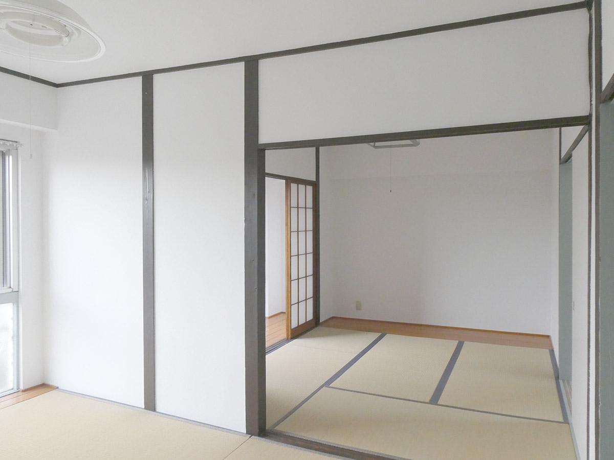窓が南向きで明るい