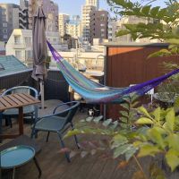 新宿区荒木町の売買物件/売主が住んでいた時の屋上