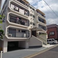 目黒区三田の賃貸物件/特徴的な外観。