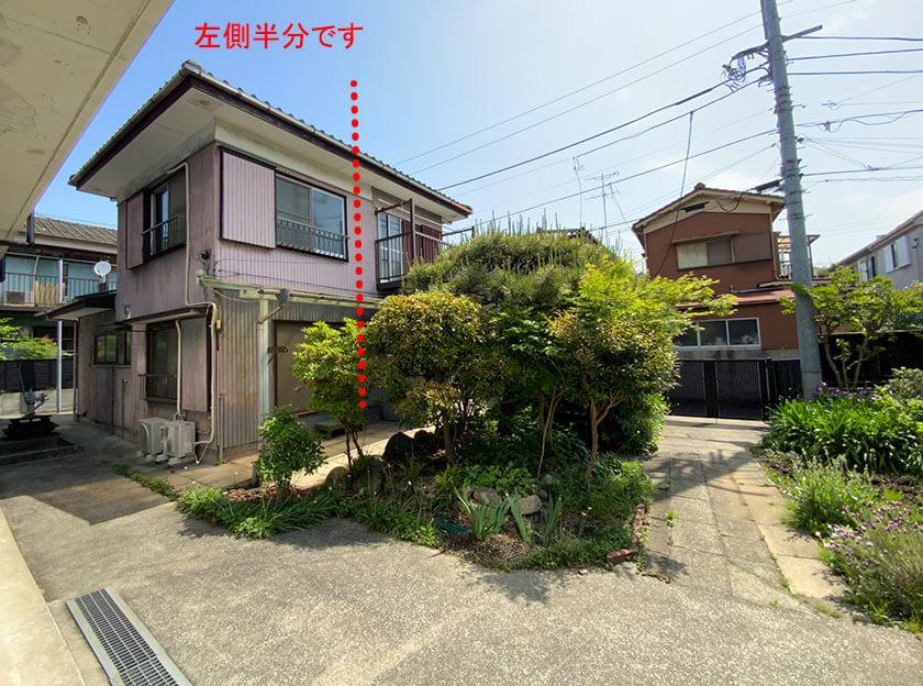 この左半分が募集区画