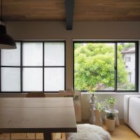 板橋区若木の賃貸物件/薄い布が張られた内側の障子は取り外し可能