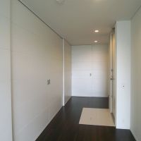 品川区西中延の賃貸物件/引戸を閉じれば生活感を封印した1LDKに、タイル床が玄関です