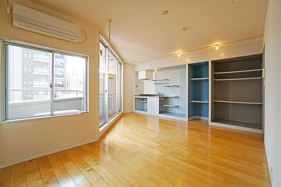 広々としたワンルーム。ひとり暮らしにちょうどいいお部屋です