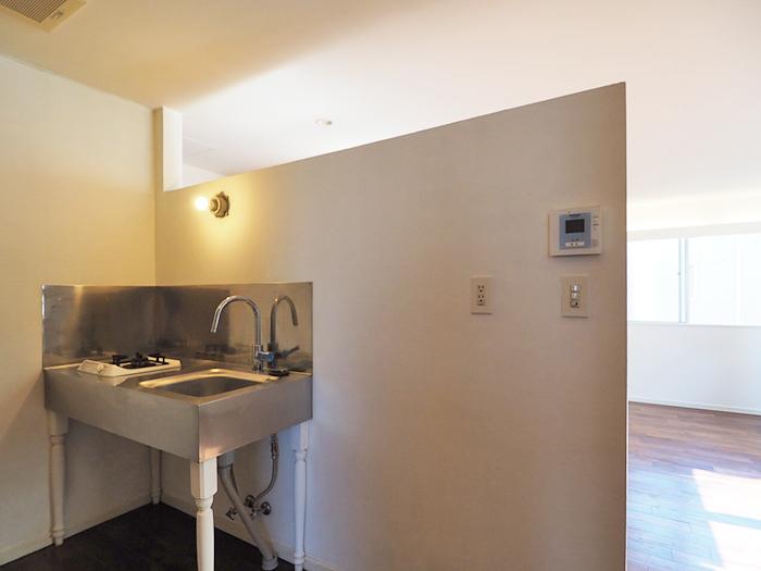 杉並区上井草の賃貸物件/ガス1口コンロ付きのコンパクトなキッチン
