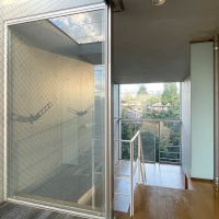 杉並区天沼の賃貸物件/2階：キッチンからリビングをみる