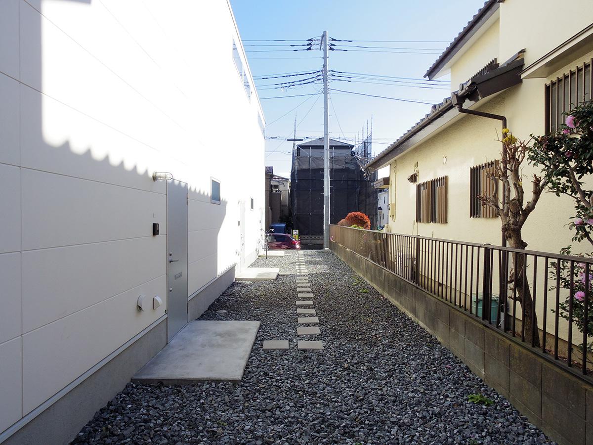 同じつくりの部屋が3部屋横並び