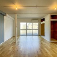 豊島区南長崎の賃貸物件/押入れのふすまは取り払われ、ロールスクリーンが設置されています