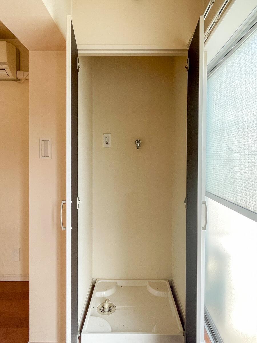 渋谷区千駄ヶ谷の賃貸物件/洗濯機置き場は室内