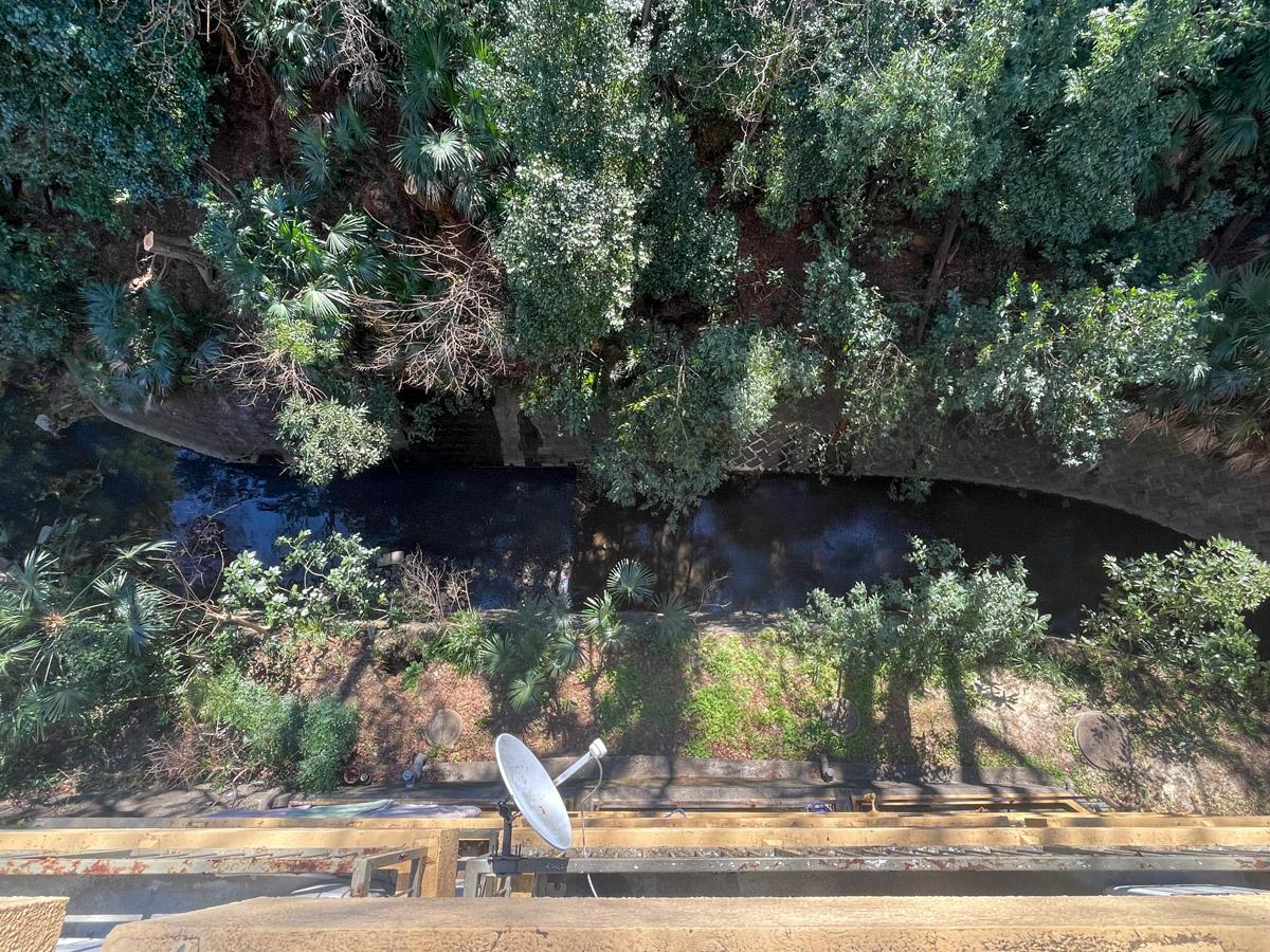 世田谷区等々力の賃貸物件/見下ろすと川が流れています