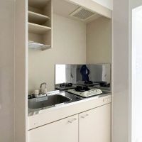 渋谷区富ヶ谷の賃貸物件/ガスコンロが1口ついたミニキッチン