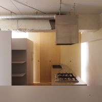 港区赤坂の賃貸物件/キッチン側で区切った状態