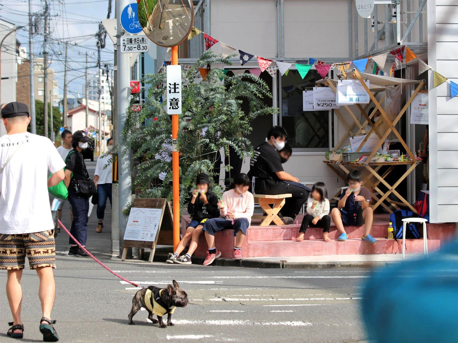 埼玉県戸田市下戸田の賃貸物件/マルシェ開催時の風景