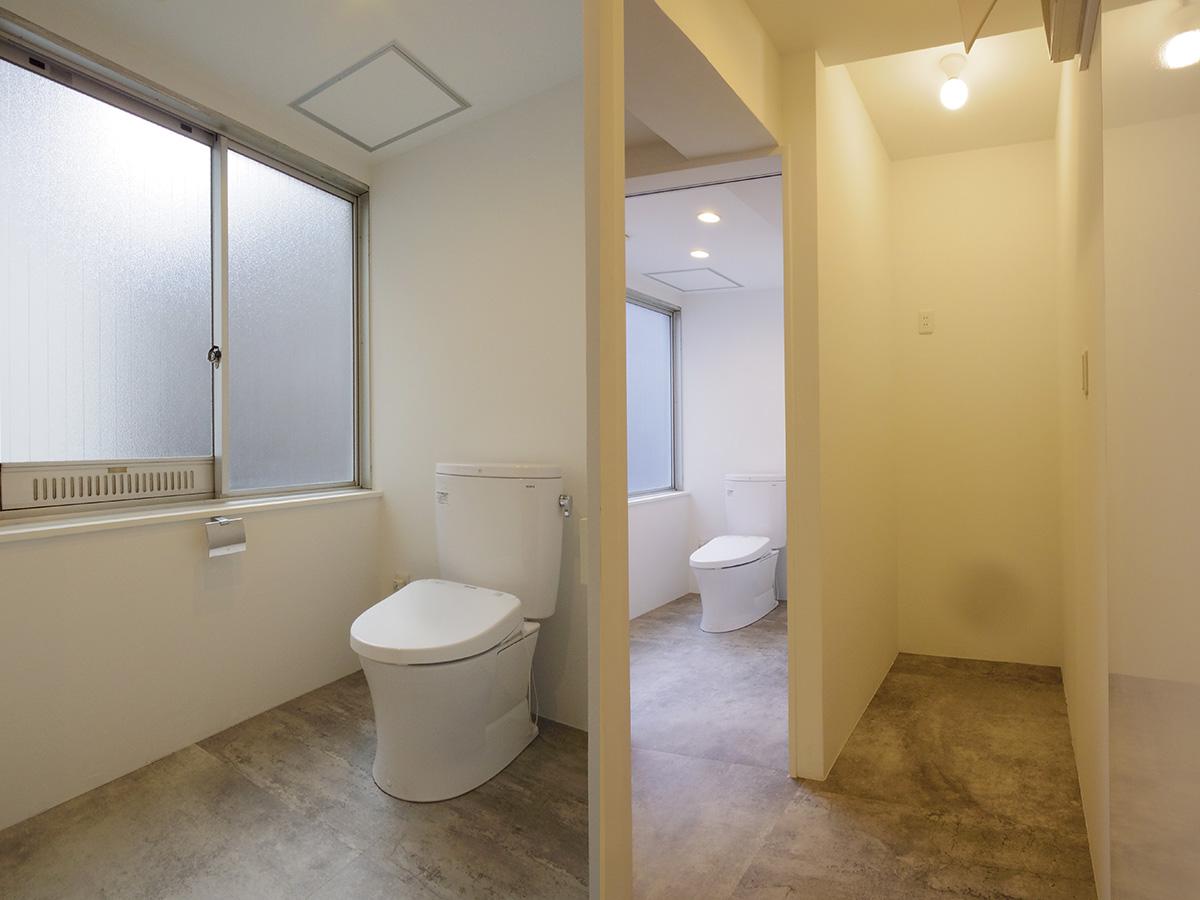 トイレ横のスペースは冷蔵庫を置くのにちょうど良さそう