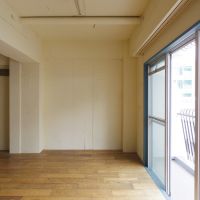 港区赤坂の賃貸物件/ウッドォールの反対側は塗装仕上げ