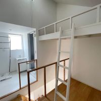 東京都世田谷区代田の賃貸物件/2階は勾配天井になっているので、閉塞感は感じません。