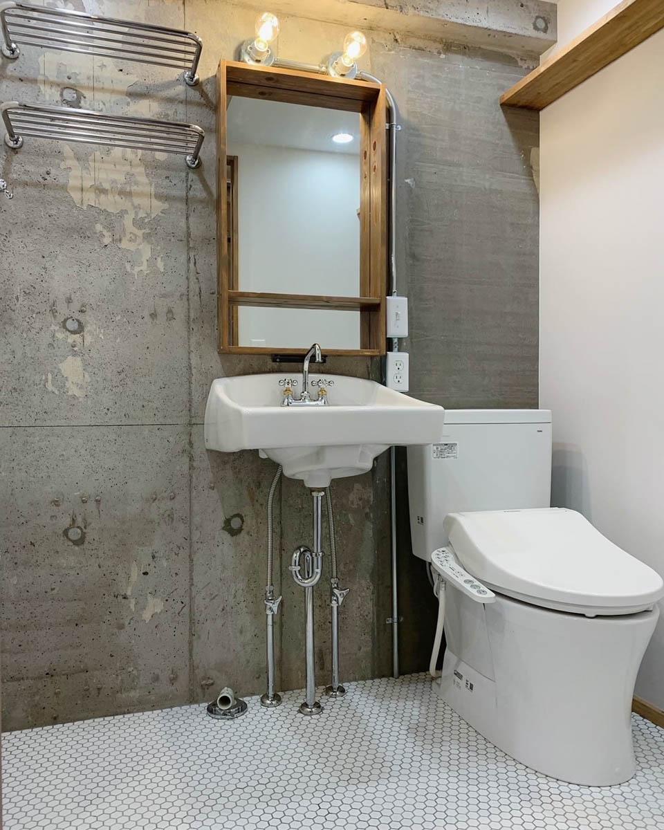 八王子市暁町の賃貸物件/トイレ洗面も細部までこだわったデザイン