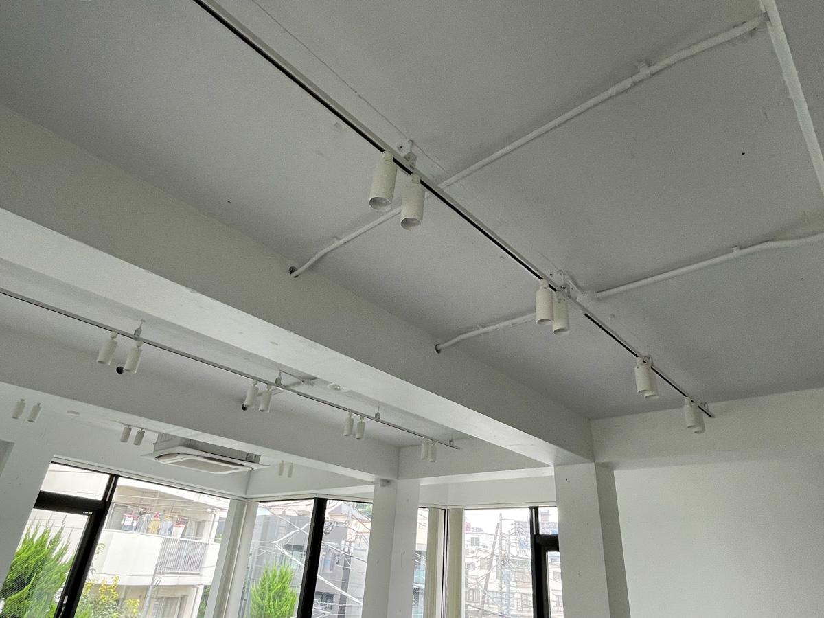 港区南麻布の賃貸物件/ライティングレールが設置済みなのでお好きな照明をどうぞ